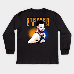 STEPHEN CURRY Kids Long Sleeve T-Shirt